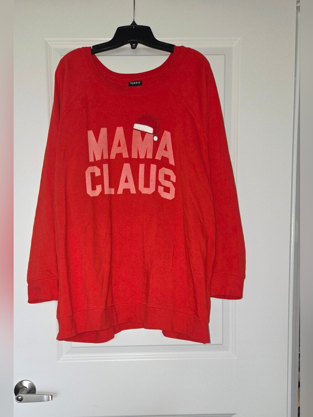 torrid Red 'Mama Claus' Holiday Crew Sweatshirt
